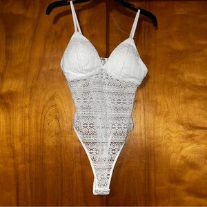 White Lace Bodysuit